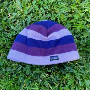 ♥︎ kids Patagonia striped beanie ♥︎